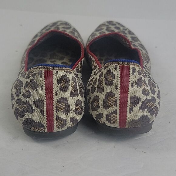 Rothy's Animal Print Leopard Slip-on Women's Loafers. - Picture 9 of 13